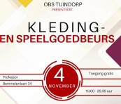 4 november: kleding en speelgoedbeurs