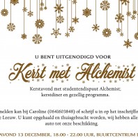 Kerstavond voor ouderen met de Alchemist