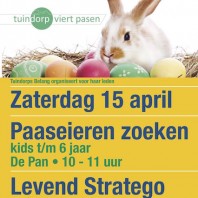 15 april Paaseieren Zoeken en Levend Stratego