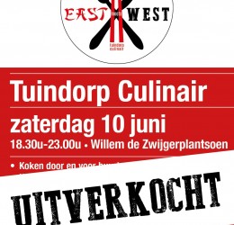 Tuindorp Culinair: uitverkocht