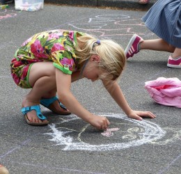 Foto’s Straattekenen 2017