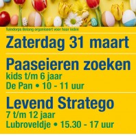 31 maart Paaseieren Zoeken en Levend Stratego