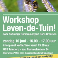 Workshop Natuurlijk Tuinieren op 10 juni!