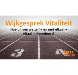 18 februari: Wijkgesprek Vitaliteit