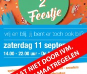 Feest 2 Feestje op 11 september