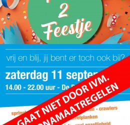 Feest 2 Feestje op 11 september