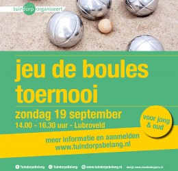 Jeu de boules toernooi