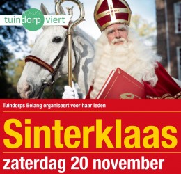 Sinterklaas in Tuindorp, zaterdag 20 november