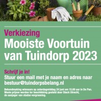 Verkiezing ‘Mooiste Voortuin van Tuindorp 2023’