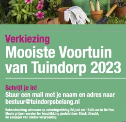 Verkiezing ‘Mooiste Voortuin van Tuindorp 2023’