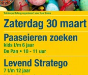 30 maart Paaseieren zoeken en levend Stratego